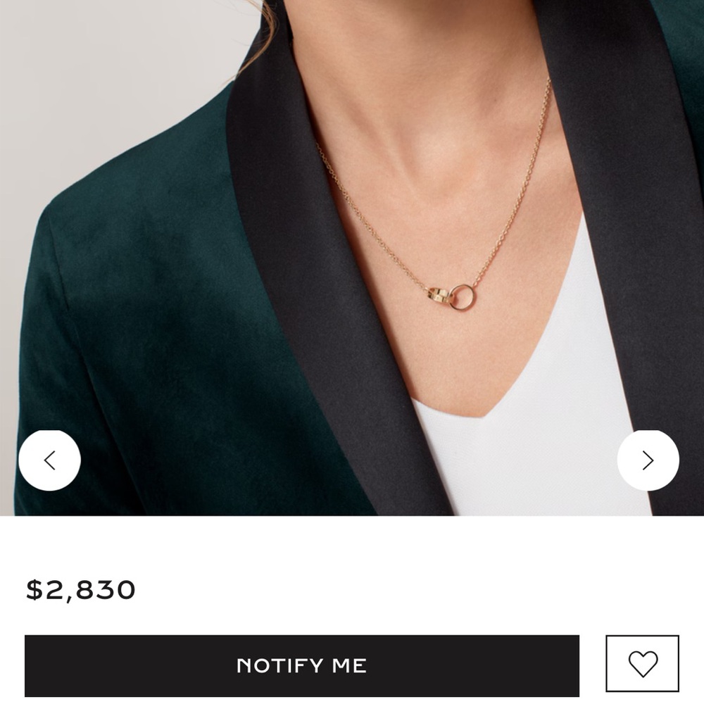 Cartier Yellow Gold Chain Necklace